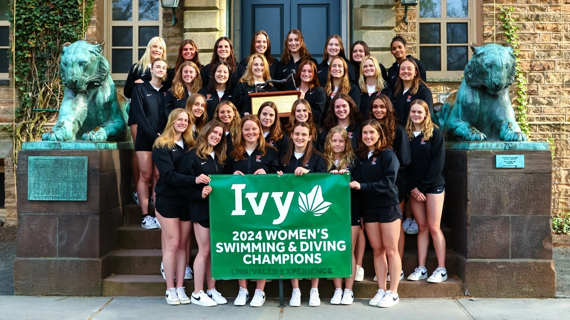 Princeton Women’s Swimming and Diving Team Photos on April 23, 2024.