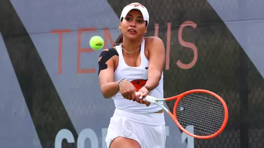 Princeton Women’s Tennis hosts Harvard on April 21, 2024.