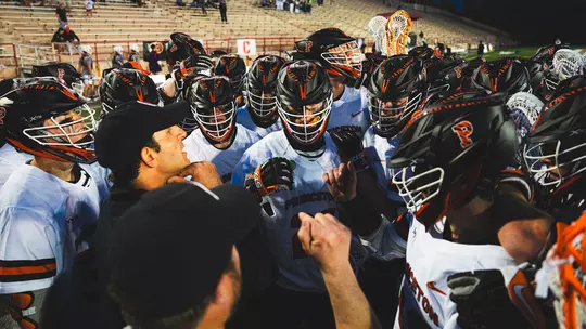 Men's Lacrosse Huddle