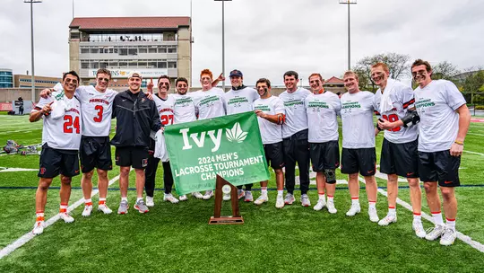 Men's Lacrosse Ivy Tourney Celebration
