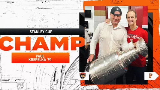 Paul Krepelka Lifts The Stanley Cup