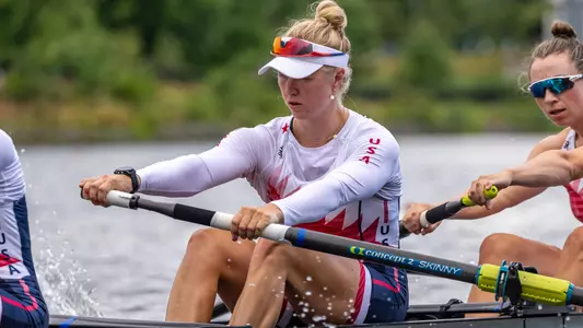 Claire Collins with Team USA