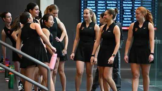 women's squash candid group photo