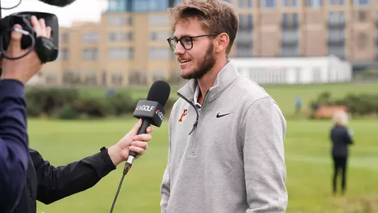 Riccardo Fantinelli with Golf Channel