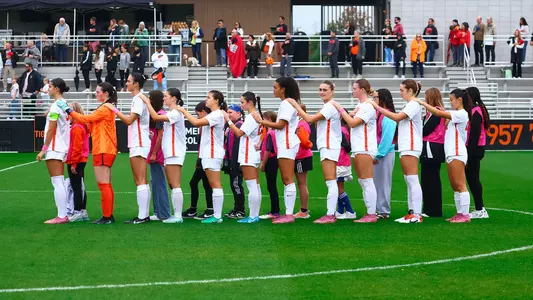 W soccer pregame