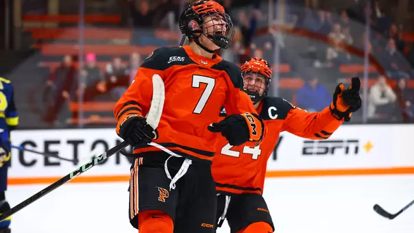Kai Daniells celebrates his first goal of the season