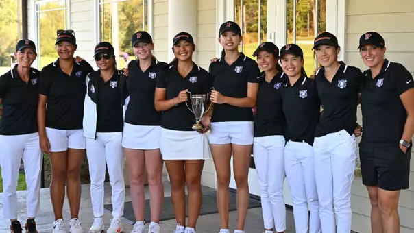 Women's Golf celebrates the 2025 Princeton Invitational championship