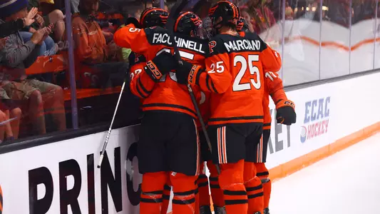 Men's Hockey Celebration against Alaska Fairbanks