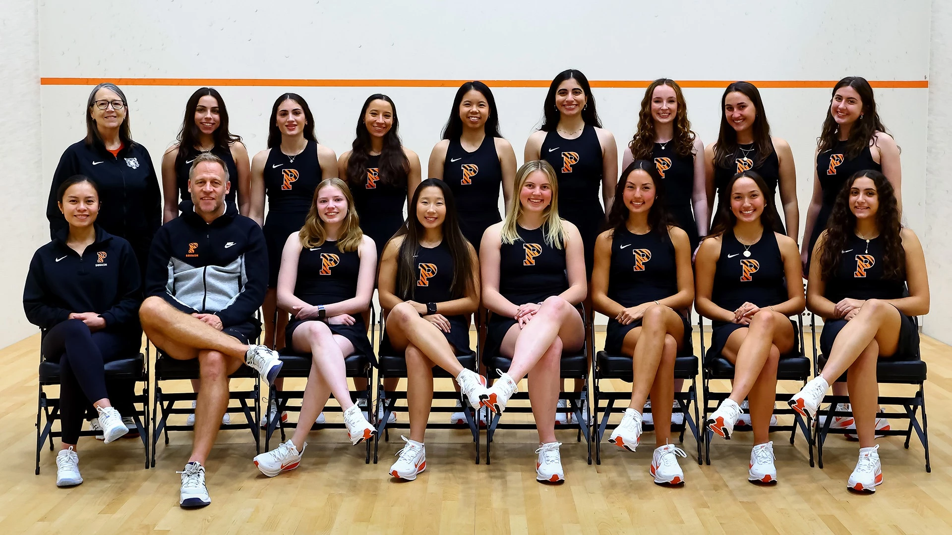 2025-26 women's squash team photo