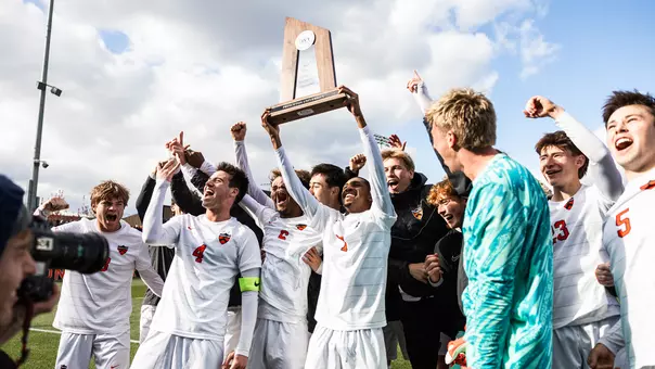 men's soccer ivy league tournament celebration photo
