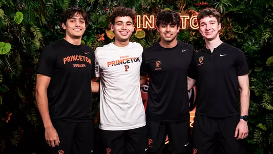 posed photo of squash players