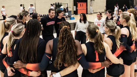 Women's Volleyball Huddle