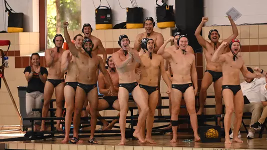 Men's Water Polo Team Celebration