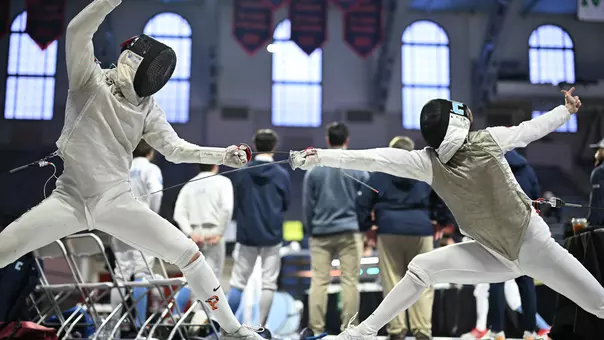 fencing action
