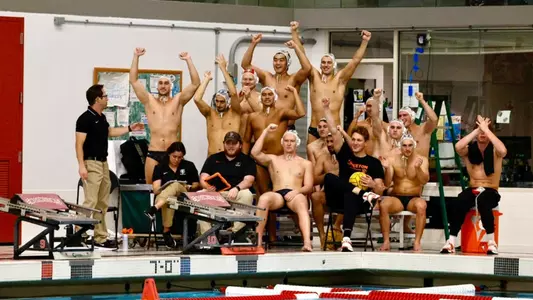 Men's Water Polo Team Celebration