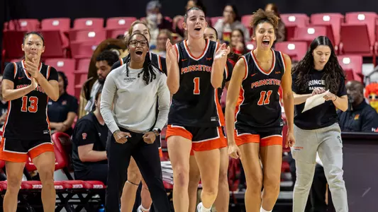 WBB Bench Celebration