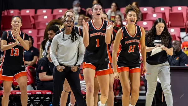 WBB Bench Celebration