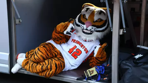 Princeton Tiger on the bus