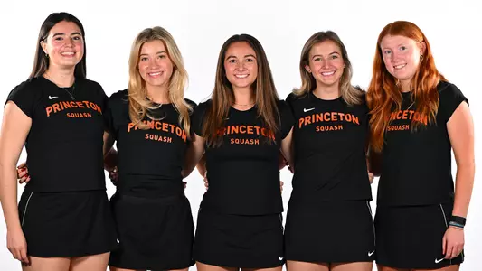 posed photo of women's squash seniors
