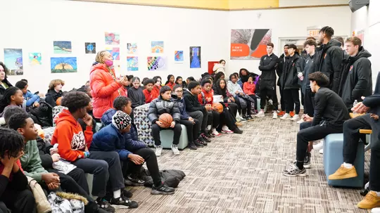 Players at Christina Seix Academy