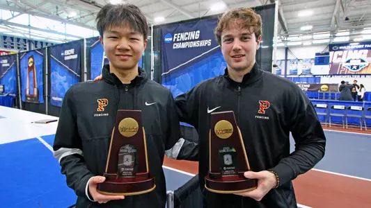 brandon lee and alec brooke with trophies