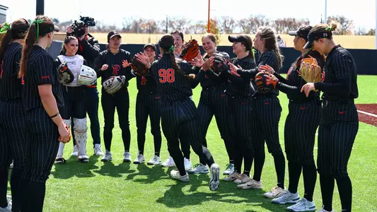 softball introduction high-fives