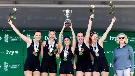 Varsity Four A at the Podium