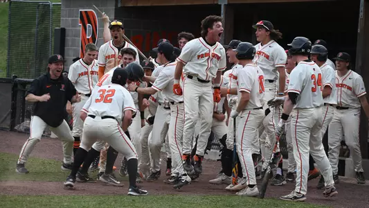 Baseball Team Home Run Celebration