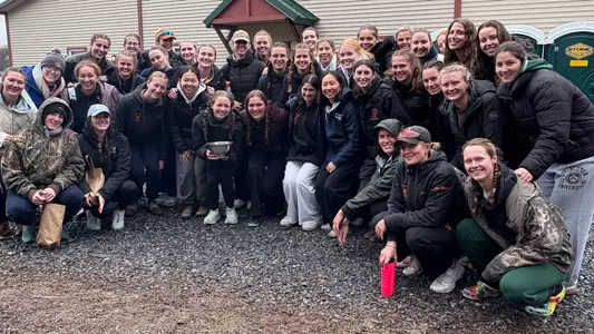 Women's Rowing with the Class of 1975 Cup