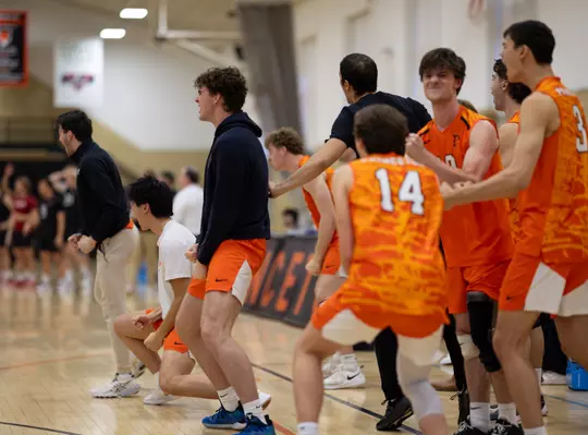 MVB Bench Celebration vs Harvard 2025