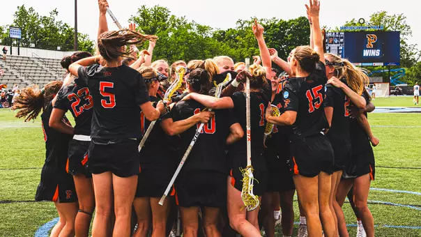 Women's Lacrosse Celebrates NCAA Tournament Win At Johns Hopkins