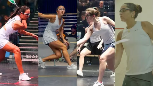 women's squash class of 2029 action photos