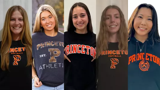 posed photos of class of 2029 softball recruits