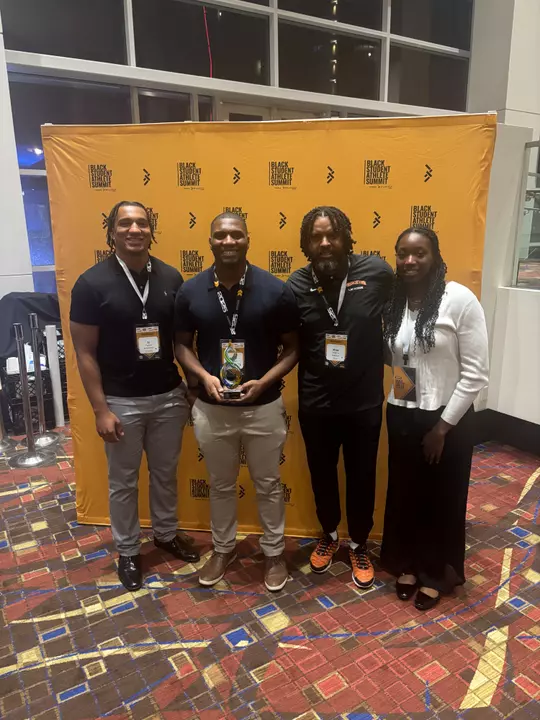 AJ Pickford, Aaron Richard and Jackie Onyechi at the Black Student-Athlete Summit
