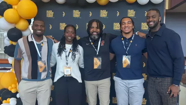 Miles Smith, Aaron Richard, AJ Pickford, Jackie Onyechi and Don Stewart at the Black Student-Athlete Summit (BSAS) on May 21–24 The Black Student-Athlete Summit (BSAS) on May 21–24
