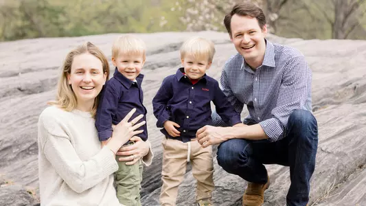 Hilary Bartlett and Family