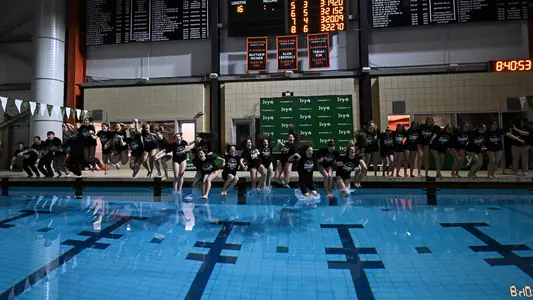 Women's Swim Ivies Celebration