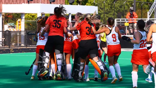 Field hockey celebration