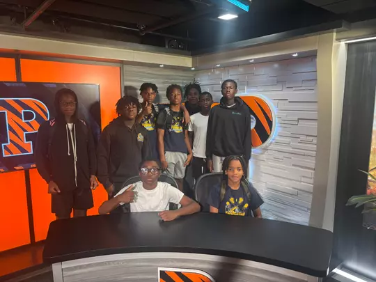 Lewis Leaders in H.G. Levine Broadcast Center