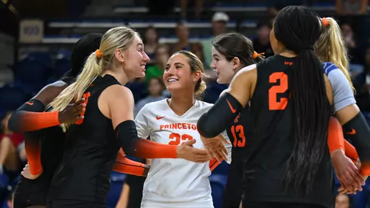 Women's Volleyball Huddle