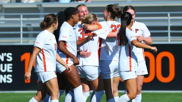 women's soccer celebration