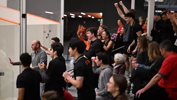 men's squash crowd photo