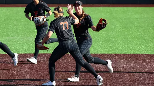 softball high-five photo