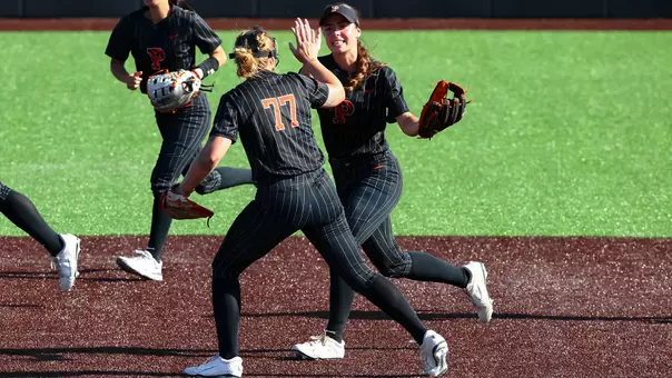 softball high-five photo