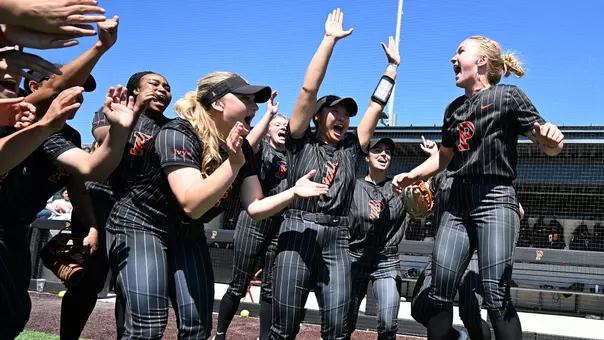 softball celebration photo