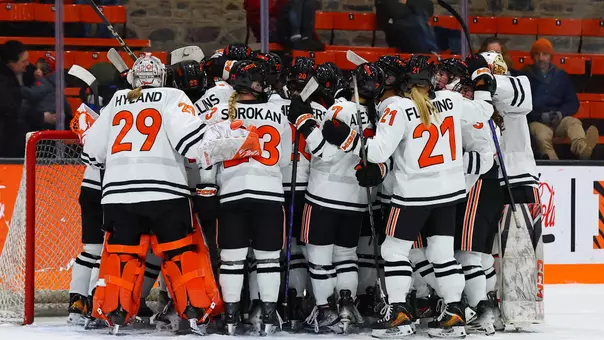 Women's Hockey Celebration Photo