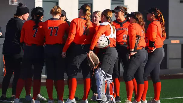 softball huddle photo