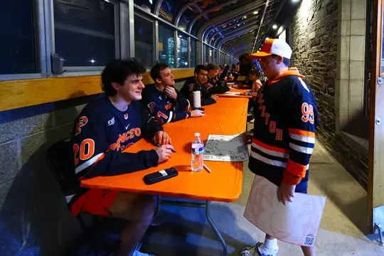 Princeton Men’s and Women’s First Annual Hockey Bash at Baker Rink on October 12, 2024.