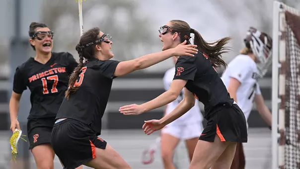 Women's Lacrosse Celebration at Brown 2026