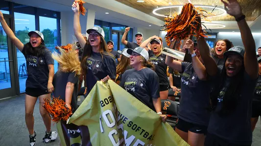 princeton softball ncaa announcement celebration photo 2026